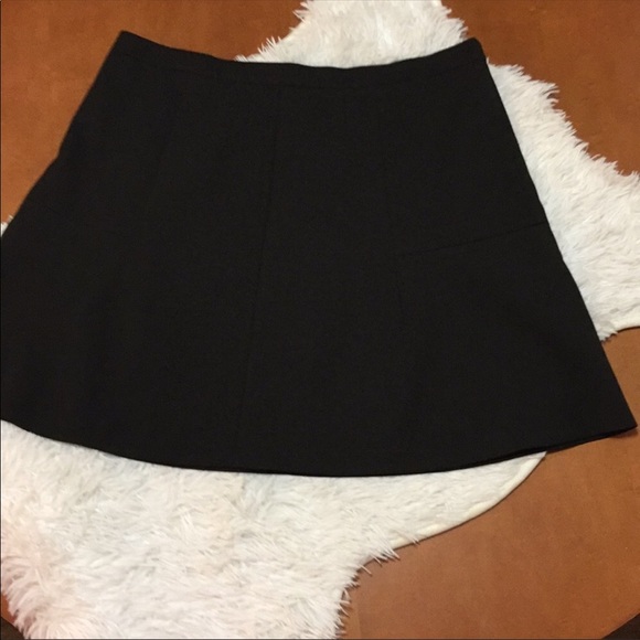J.Crew Fit & Flare Black Skirt Size 12 - Picture 2 of 7